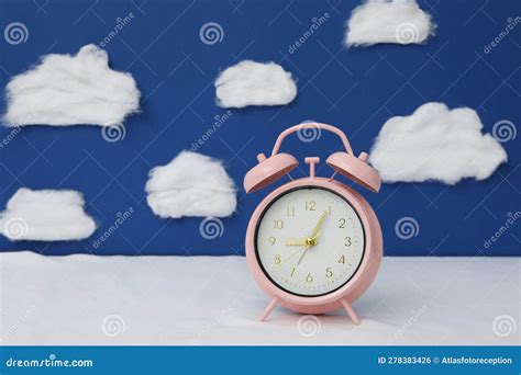 Concept of Sleep and Wake Up with Alarm Clock Stock Photo - Image of ...