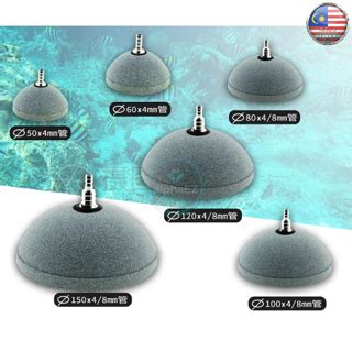 Dome Hemisphere Airstone Air Bubble Disk Stone Aquarium Aerator Fish