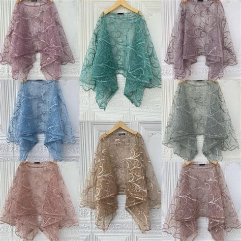 Jual Terjangkau KEBAYA OUTER CAPE BATWING TILLE MUTIARA Shopee