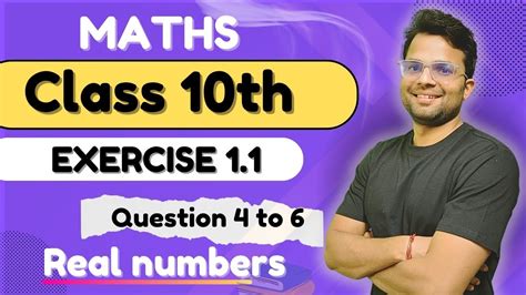 Class 10th Maths Exercise 1 1 Real Number Question 4 To 6 Solution Ncert Cbse Math