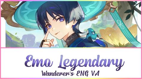 Genshin Impact Scaramoucheswanderers Eng Va Emo Legendary W