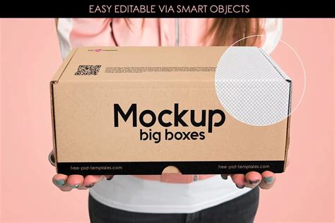 15 Big Boxes Psd Mockup Set