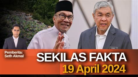 PM Tak Mahu Terlibat Zahid Digesa Letak Jawatan TPM Misteri Buang