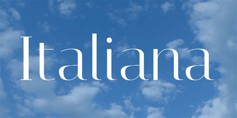 Italiana Font · 1001 Fonts