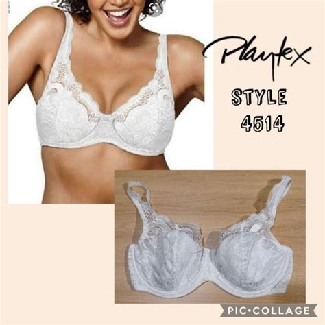 Playtex 4514 Lace White Underwire Bra Lazada Ph