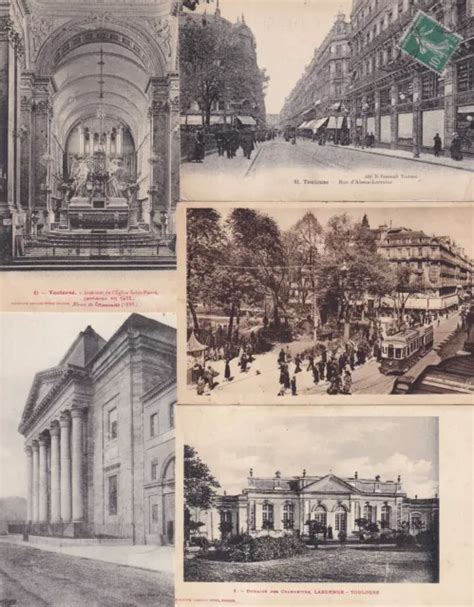 Lot De Cartes Postales Anciennes Postcards Toulouse Hte