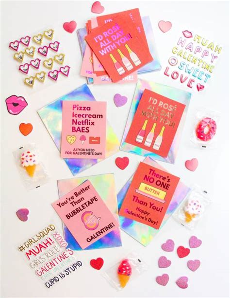 Printable Galentine’s Day Cards + DIY Foiling – Scrap Booking