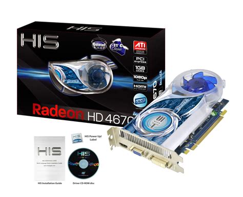 HIS HD 4670 IceQ Native HDMI 1GB 128bit 800 MHz DDR3 PCIe