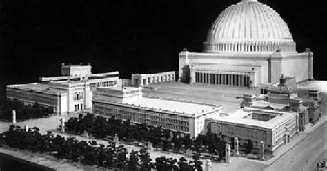 A miniature model of the 'Volkshalle'/'Hall of Glory' envisioned by ...