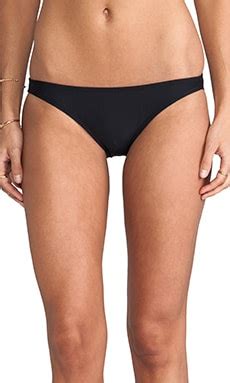 Norma Kamali Eric Bikini Bottoms In Black Revolve