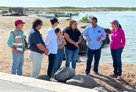 Supervisa Alcaldesa Obra Del Muelle Flotante En Puerto Chale