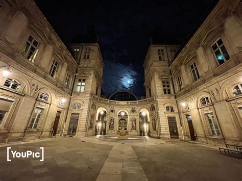 The Town Hall Of Lyon Under The Full Moon By Remy Gallone On Youpic