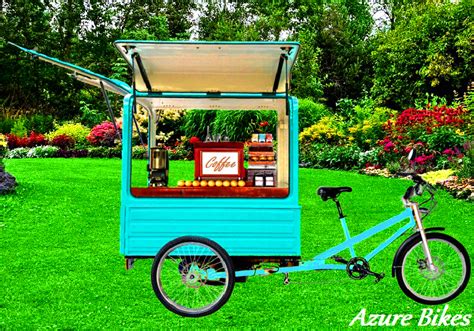 Mobile Coffee Bike Coffee Bar on Wheels - Azure Bikes