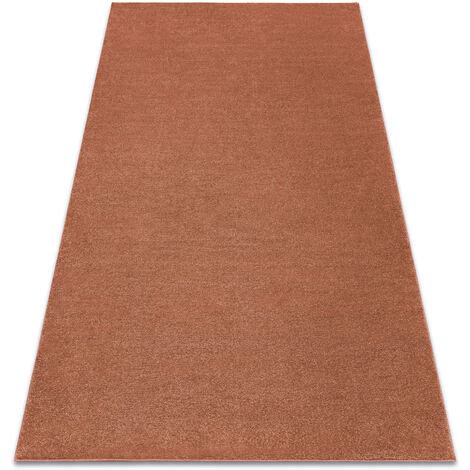 Tappeto SOFTY Un Colore Terracotta Orange 160x220 Cm