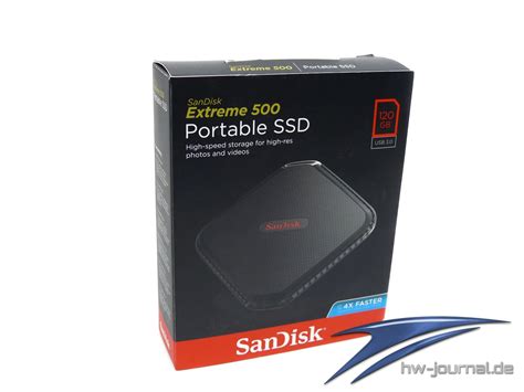 Test Sandisk Extreme 500 Portable Hardware Journal