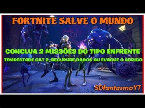 Fortnite Conclua Miss Es Do Tipo Enfrente Tempestade Cat Recupere