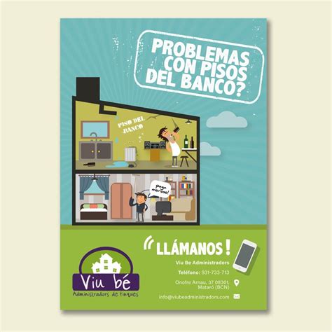 Diseño de Flyer Publicitario para Administración de Fincas Postcard