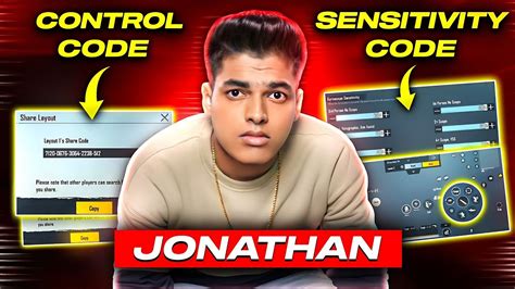 New 2 2 JONATHAN SENSITIVITY CODE 2022 Jonathan Control Code