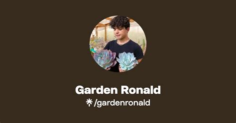 Garden Ronald Instagram Facebook Linktree