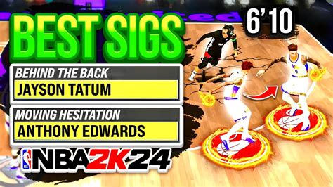 These New Sigs Turned My Into A Dribble God On Nba K Youtube