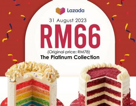 Secret Recipe Lazada Merdeka RM66 Platinum Collection Cake Promotion