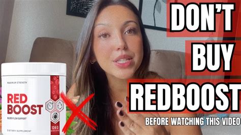 Red Boost Supplement Be Careful Red Boost Red Boost Reviews