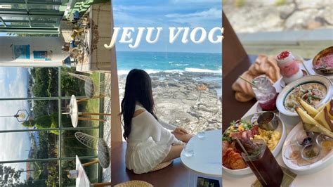 Jeju Vlog 제주도 뚜벅이 브이로그 🌴 제주도 애월 맛집 카페 소품샵 에어비앤비 추천 액티비티 981파크