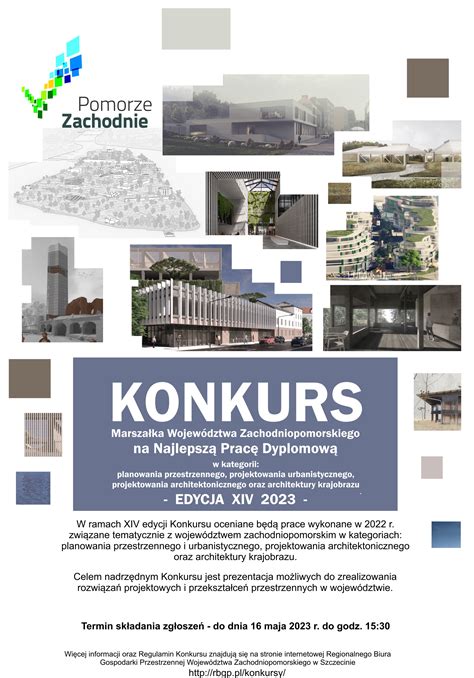 Konkursu na Najlepszą pracę dyplomową Wydział Architektury