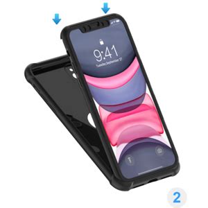 ORETECH Coque Compatible Avec IPhone 11 Pro Avec 2 X Protecteur D