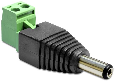 Delock Adapter Terminalblock DC 2 1 X 5 5 Mm Stecker 2 Teilig ELV