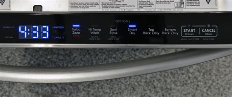 Kenmore Ultra Elite Dishwasher Control Panel Button Diagram