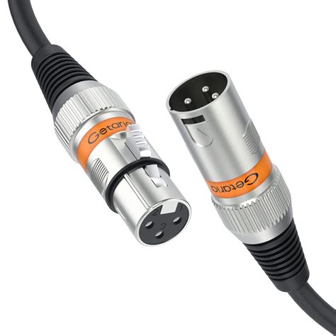 Getaria Xlr Cable 33ft Microphone Cable 3 Pins Xlr Male To Female