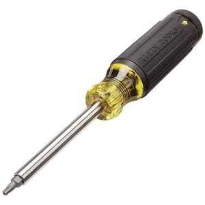 Klein Tools In Ratcheting Impact Multi Bit Screwdriver With