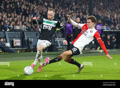 ROTTERDAM 29 2 2024 Stadium De Kuip Dutch KNVB Beker Half Final