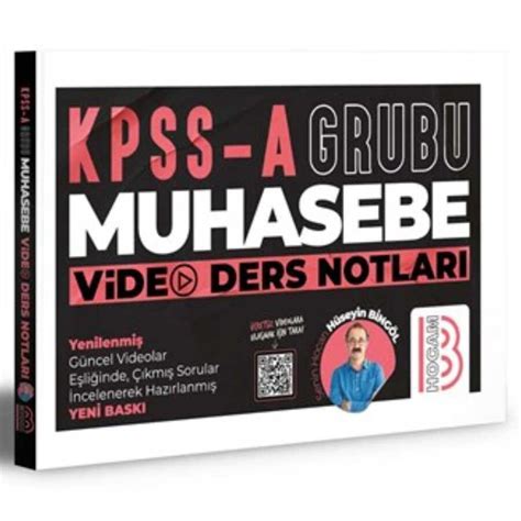 Kpss A Grubu Muhasebe Video Ders Notlar Bkmkitap