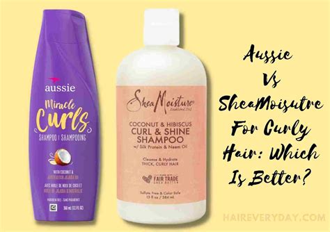 Shea Moisture Vs Aussie Miracle Brand Comparison For Curly Hair 2024