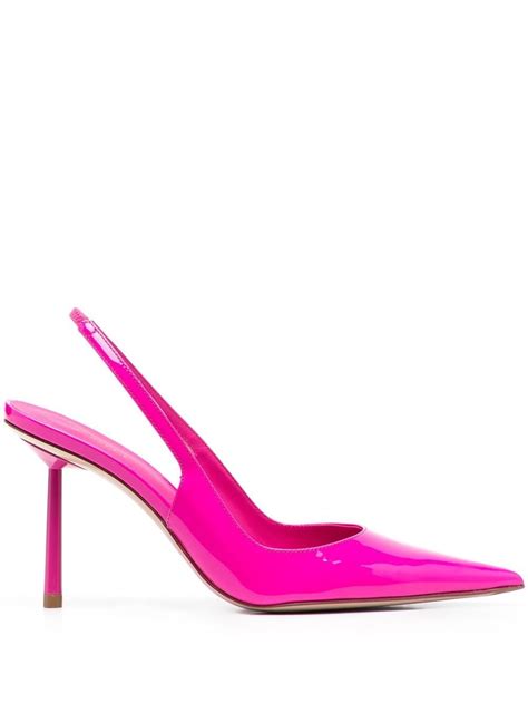 Le Silla Bella Pointed Toe Slingback Pumps Pink FARFETCH