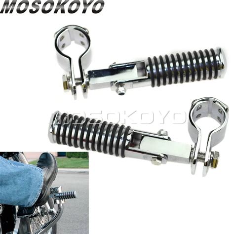 Motorcycle Highway Crash Bar Clamp Footpeg