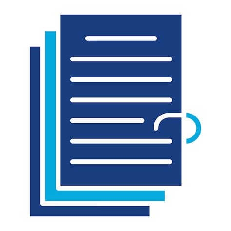 premium vector attached file duotone illustration