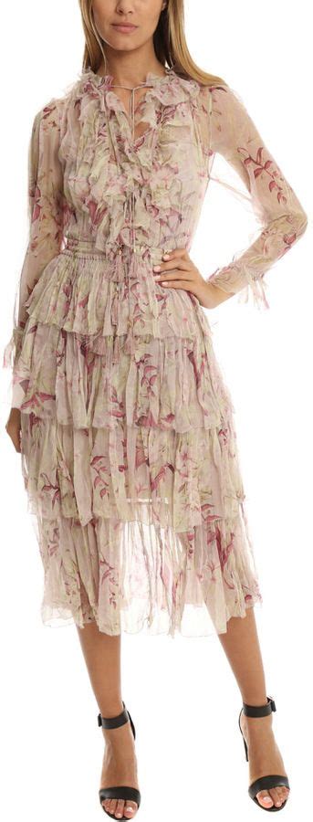 Zimmermann Winsome Tier Dress Tier Dress Silk Chiffon Dress Flutter