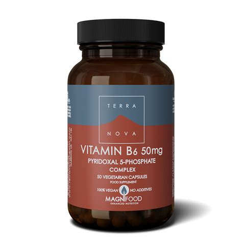 Terranova Vitamin B6 P 5 P 50mg 50 Vegane Kapseln