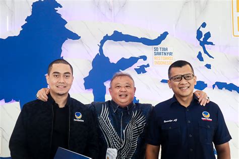 Wibi Andrino Resmi Jadi Ketua Dpw Nasdem Dki Jakarta Gantikan Nurcahyo