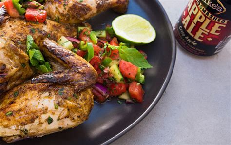 Graham Elliot S Grilled Chicken With Watermelon Salsa Recipe Joe S Daily