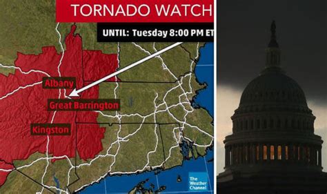 Tornado Warning Issued For Massachusetts As Storms Batter Northeast Us