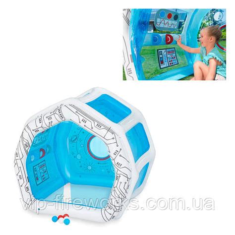 Детский надувной игровой центр-домик с 6 мячами Bestway 52632 ...