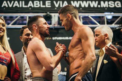 Photos Chris Algieri Tommy Coyle Set For Msg Battle Boxing News