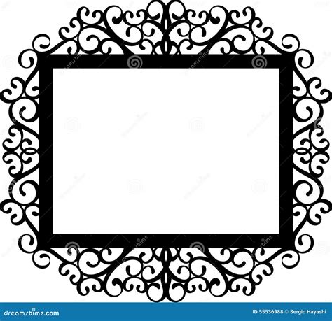 Decorative Frame Silhouette