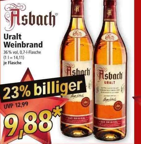 Asbach Uralt Weinbrand Angebot Bei Norma