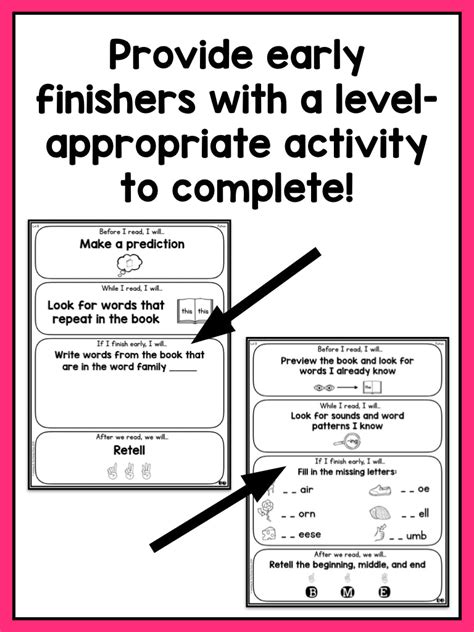 Interactive Guided Reading Mats For Kindergarten Learning At The