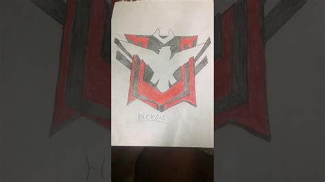 How To Draw Heroic Logo From Free Fire Youtube